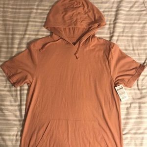 Sleeveless hooded sweatshirt
